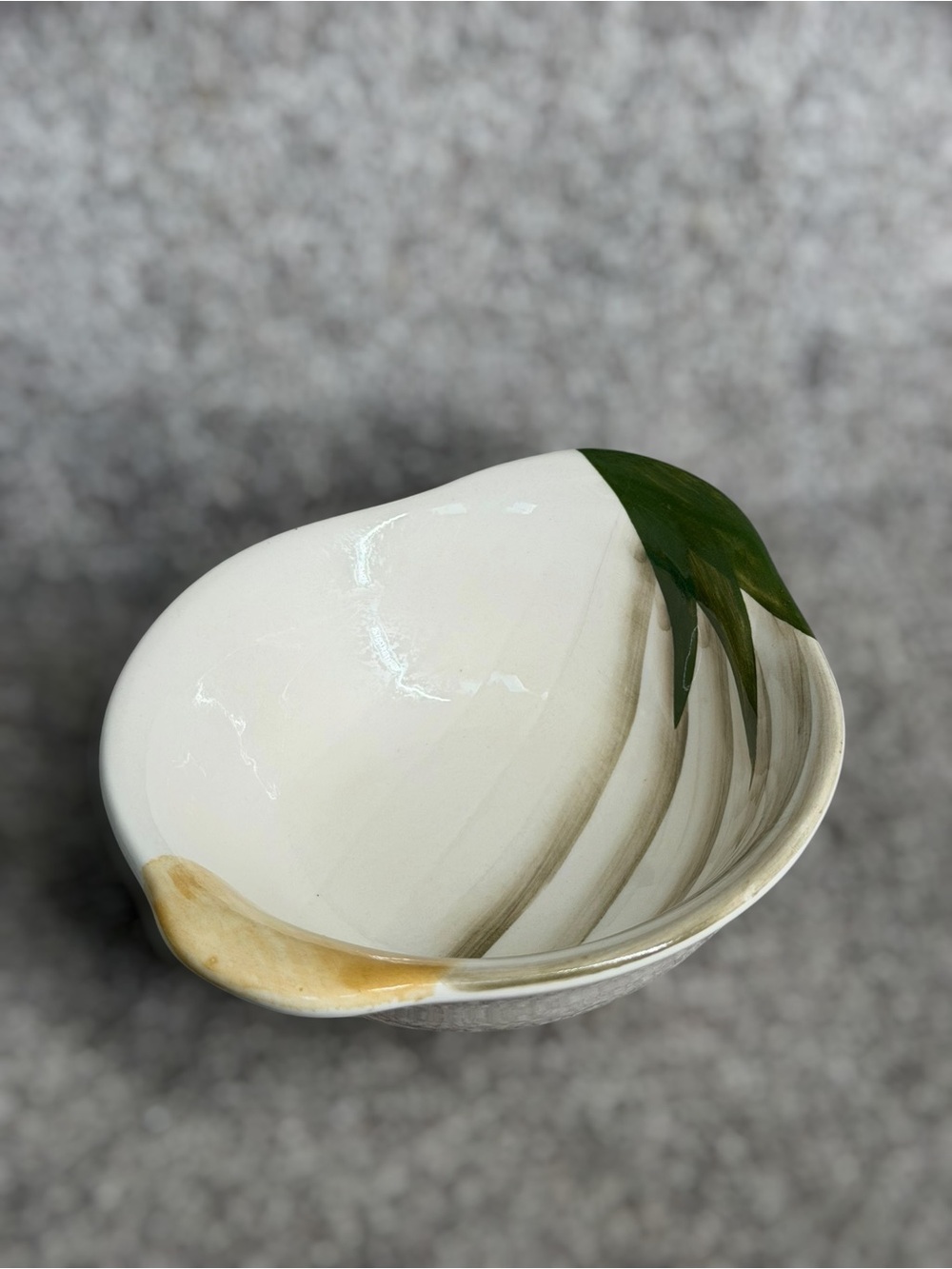 Pier 1 Onion Bowl Ceramic Farmhouse Condiment Dip Bowl Food Shaped Kitchen Decor - Picture 2 of 5